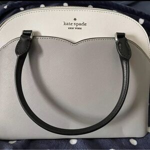 Kate Spade ♠️ Grey and Black Women's Bag with crossbody strap - NWOT